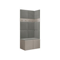 GARDEROBEN-SET Orion I - Kaschmir/Grau, Holzwerkstoff/Kunststoff (84/186/46cm) - MIRJAN24
