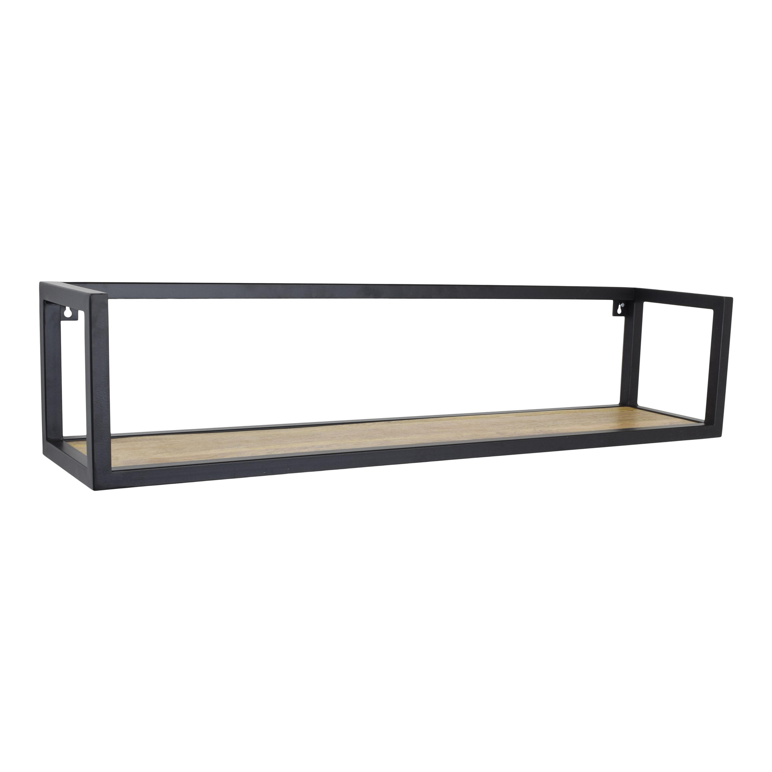 WANDREGAL Vegas Schwarz - Schwarz, Metall (90/20/20cm) - LOFT42