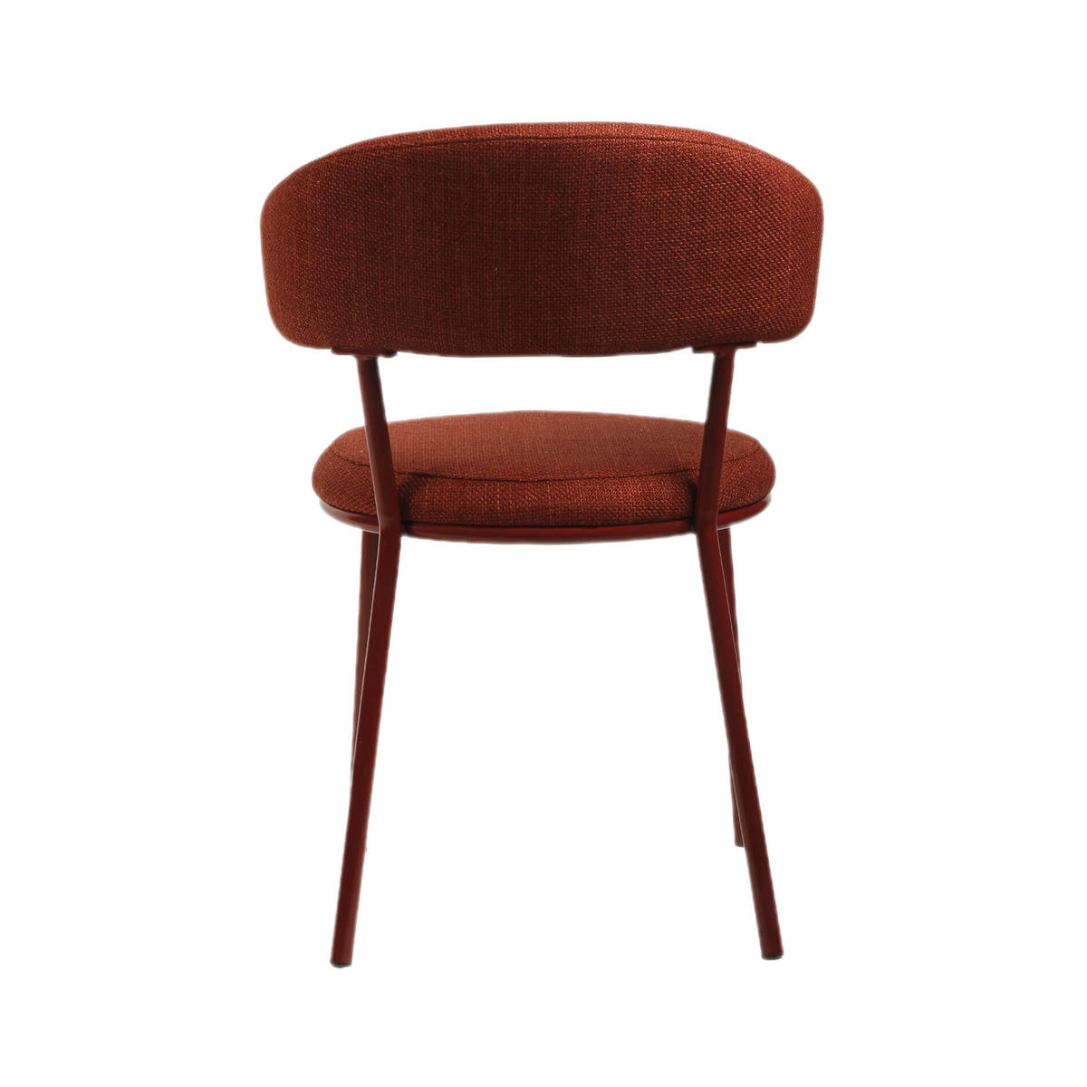 STÜHLE 2er Set Rot 57,5/47,5/80,5 cm - Rot, Textil (47.5/80.5/57.5cm) - Mobili Rebecca