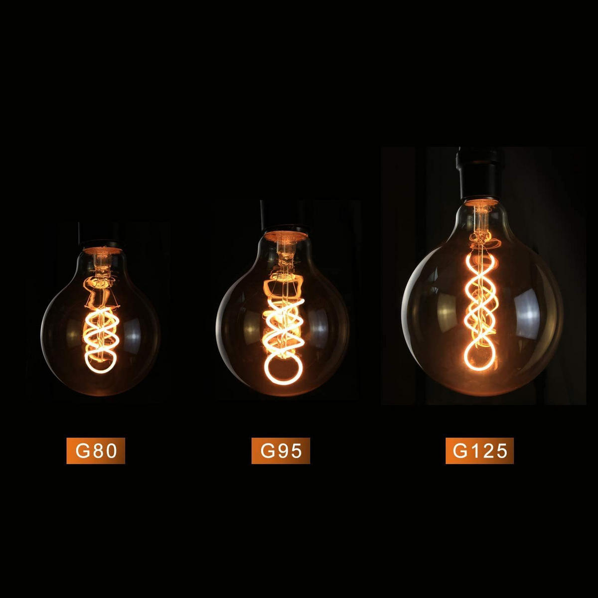 LED světelný zdroj Amberg II 8/12,5/12,5 cm - hnědá, sklo (12.5/12.5cm) - Nettlife