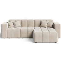 ECKSOFA Loopo Beige Rechts - Beige, Holz/Textil (265/180cm) - Graingold