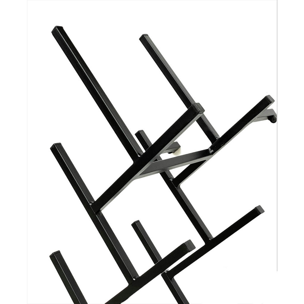Thumbnail - DanDiBo Weinregal, Schwarz, Metall, 23x82x25 cm, Wohnzimmer, Regale, Weinregale