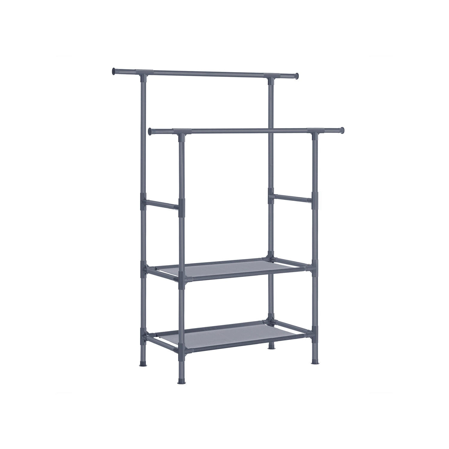 GARDEROBENSTÄNDER MUNICH - Grau, Kunststoff (45/171/114cm) - Hansiro