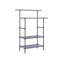 GARDEROBENSTÄNDER MUNICH - Grau, Kunststoff (45/171/114cm) - Hansiro
