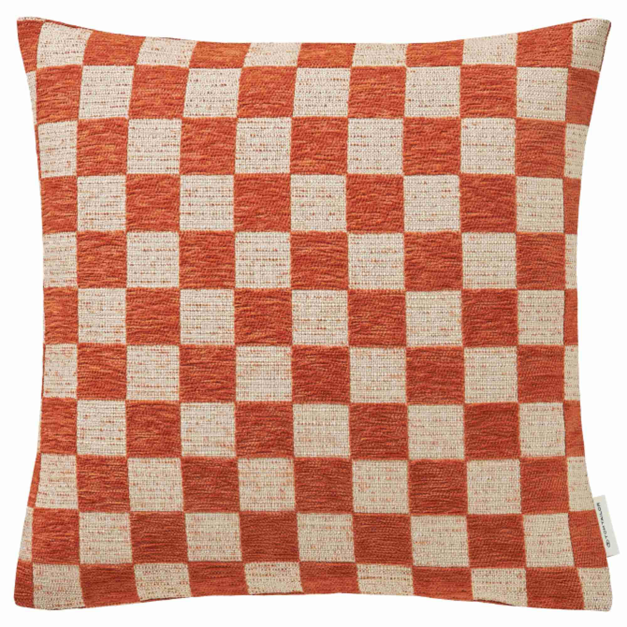 ZIERKISSENHÜLLE DEKOKISSENHÜLLE CHECKERBOX - Braun, Textil (45/45cm) - Tom Tailor