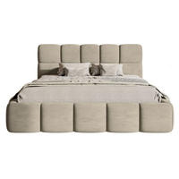 POLSTERBETT Cloudy Graubeige Samt, Bettkasten & Lattenrost, 120x200 cm - Taupe/Schwarz, Kunststoff/Textil (120/200cm) - Selsey