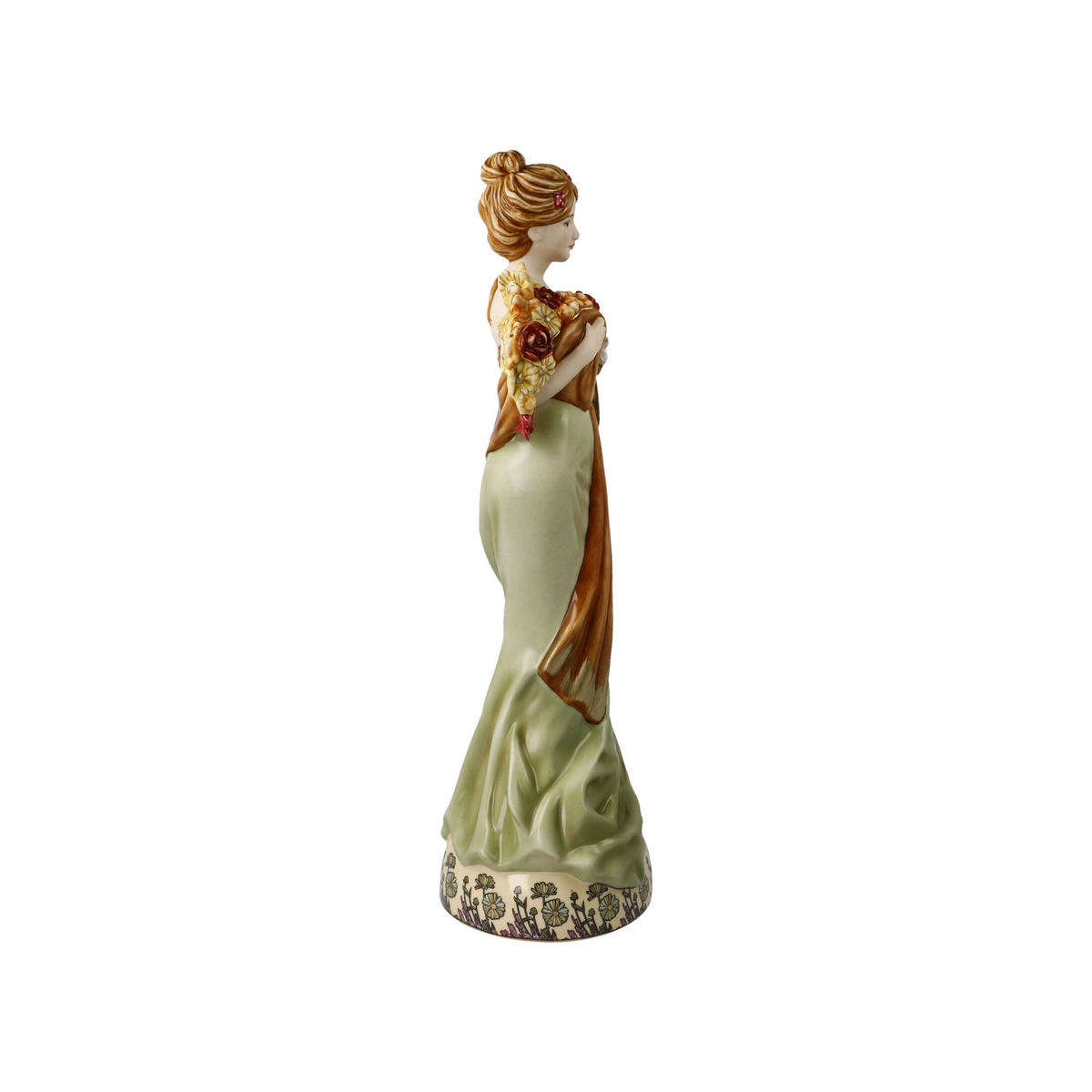 DEKOFIGUR Alphonse Mucha - Frühling 1900, Porzellan, Bunt, Limited Edition, 32.5 cm - Multicolor, Keramik (9.5/32.5/10cm) - Goebel