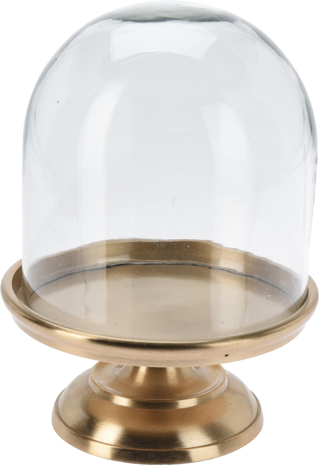 TORTENPLATTE Basic Gold 16.5/16.5/23.5 cm Glas - Goldfarben, Glas (16.5/23.5/16.5cm) - Mondex