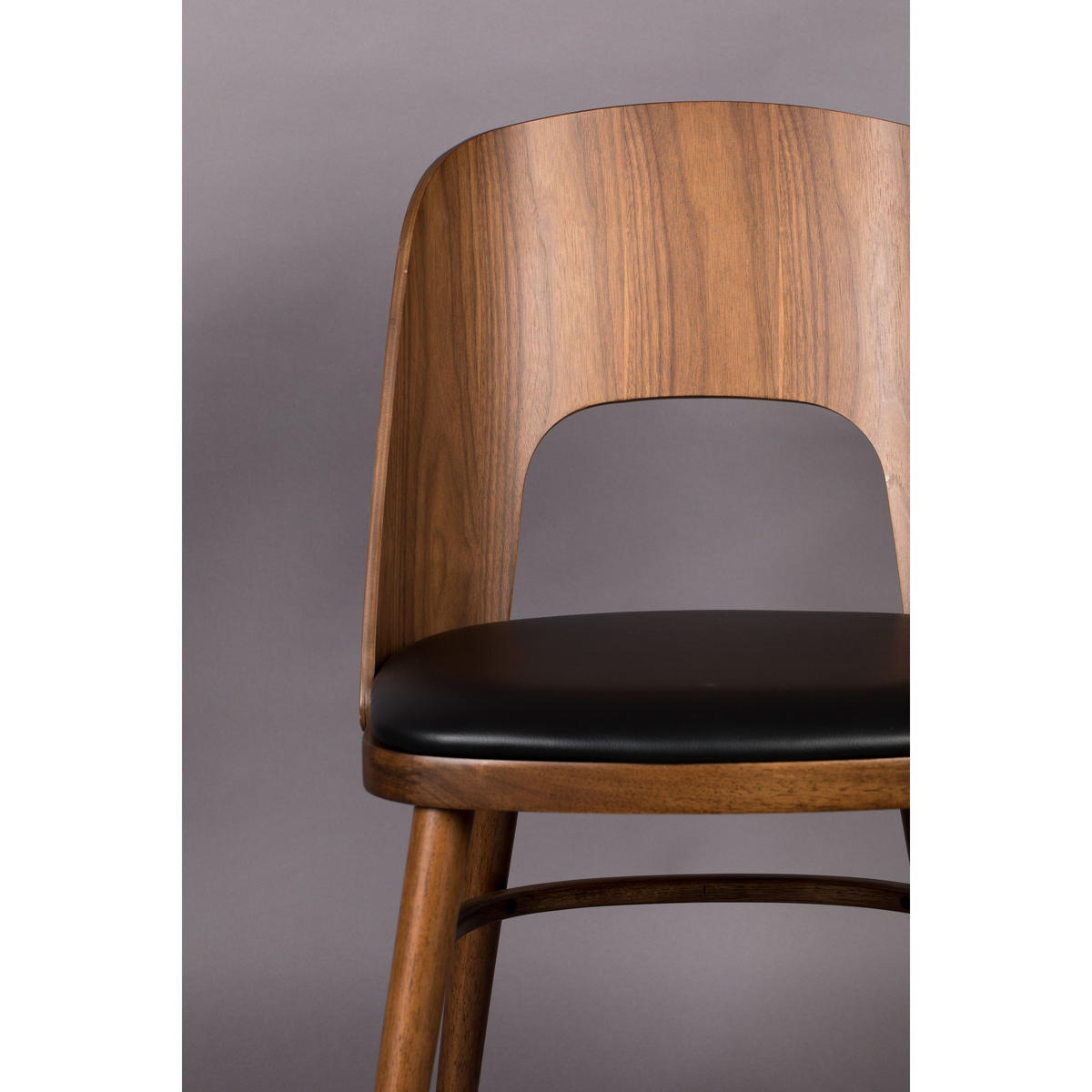 ESSZIMMERSTUHL Talika Braun - 2 er Set - Schwarz/Braun, Holz (45/81.5/59cm) - Dutchbone