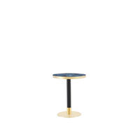 KÜCHENTISCH Marmoroptik Blau 60/60/74 cm - Blau, Holz (60/60/74cm) - PANGIVO