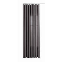 GARDINE Wellenvorhang Wien 245x300 cm Grau - Grau, Textil (300/245cm) - Gardinenbox