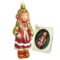 CHRISTBAUMSCHMUCK Victoria Mehrfarbig 14cm (Glas / 1 Stk.) - Multicolor, Glas (6/14/5cm)