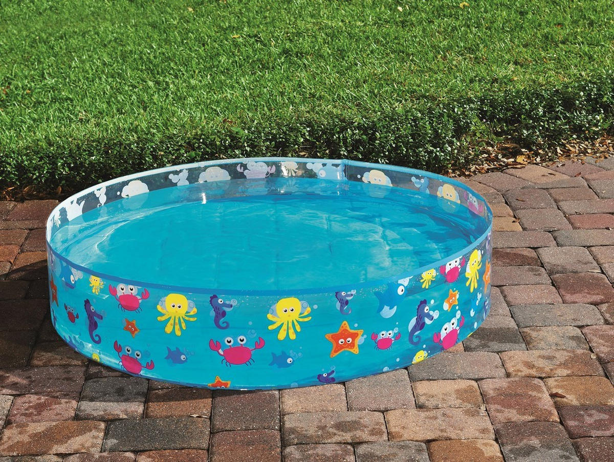 POOL Strand 122 x 25 cm - 55028 - Blau, Textil (122/25cm)