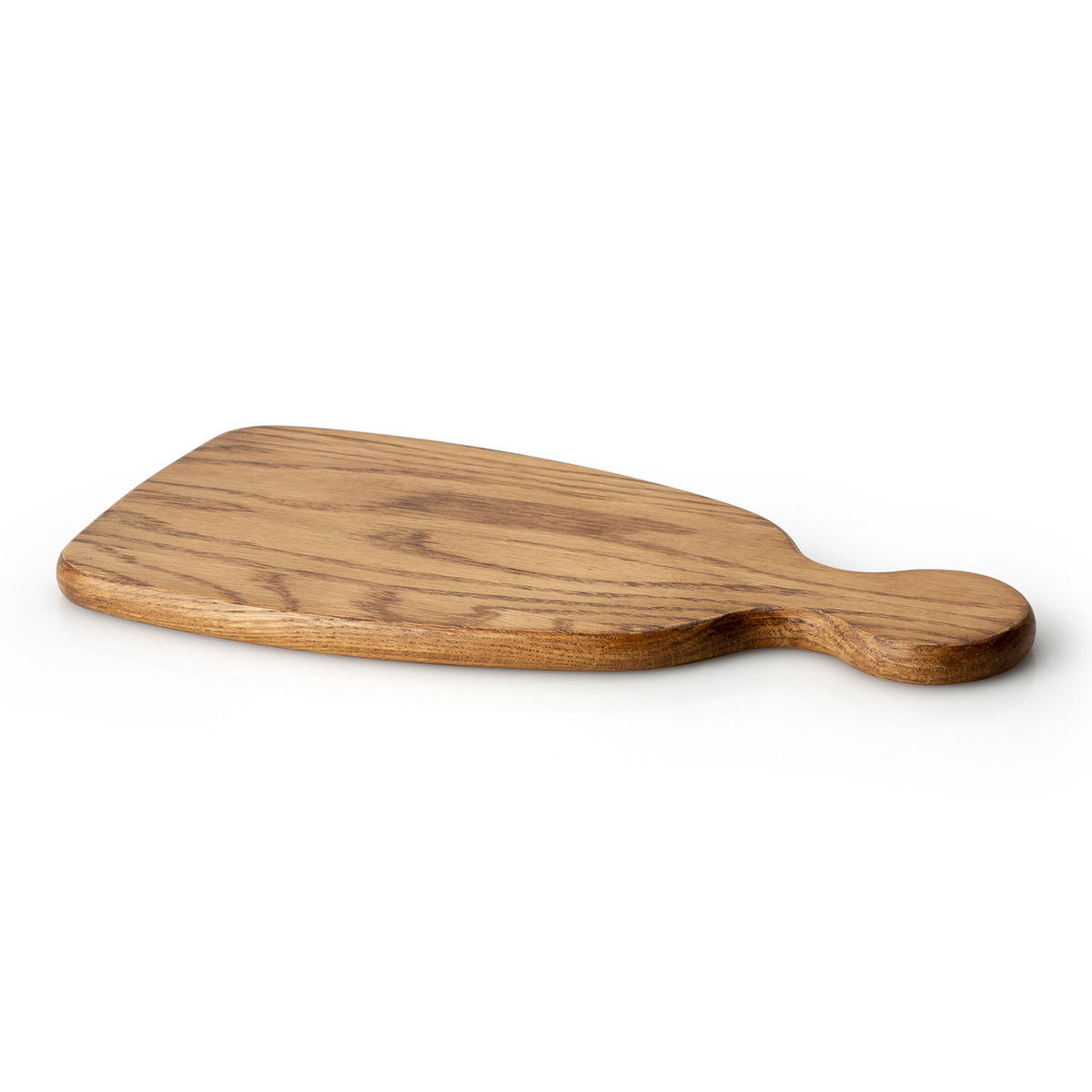 SCHNEIDEBRETT mit Griff, Eichenholz, 34.5 x 16.5 cm - Braun, Holz (17/34cm) - Continenta