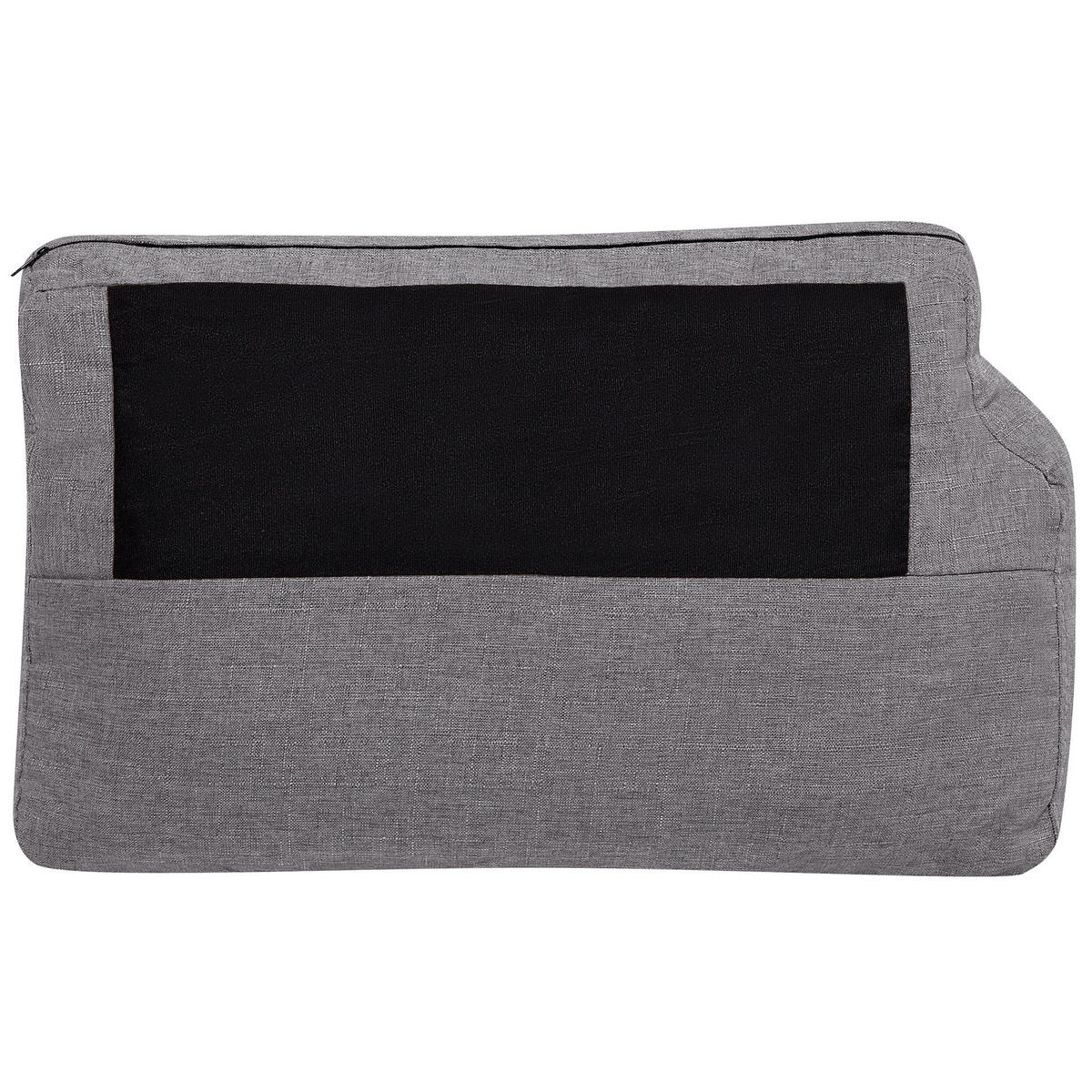 3-SITZER-SOFA Polyester Grau Otra - Hellgrau, Textil (195/84/76cm) - Beliani