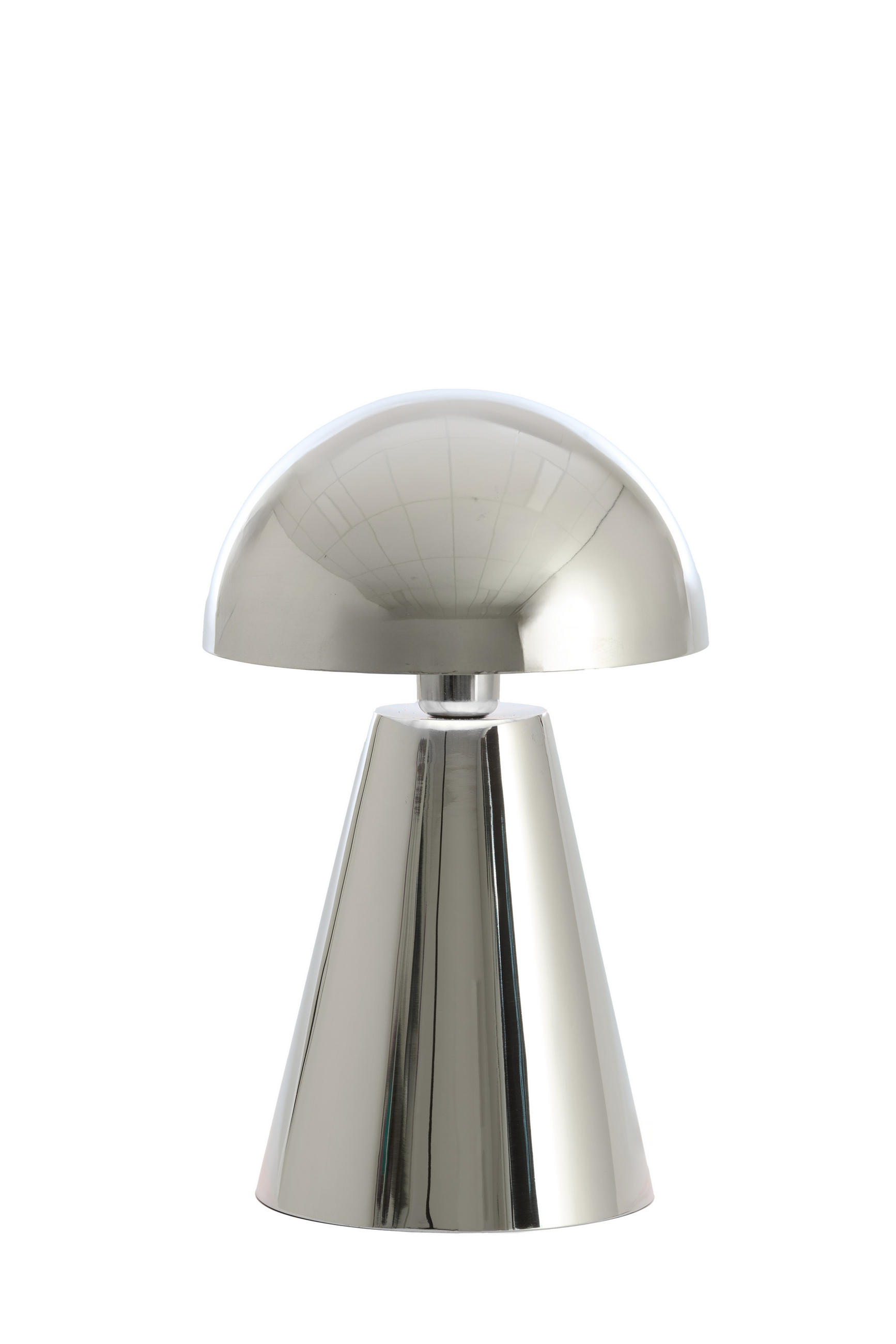 TISCHLAMPE Surrina Silber Ø26/41 cm - Silberfarben, Metall (26/26/41cm) - Light & Living