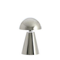 TISCHLAMPE Surrina Silber Ø26/41 cm - Silberfarben, Metall (26/26/41cm) - Light & Living