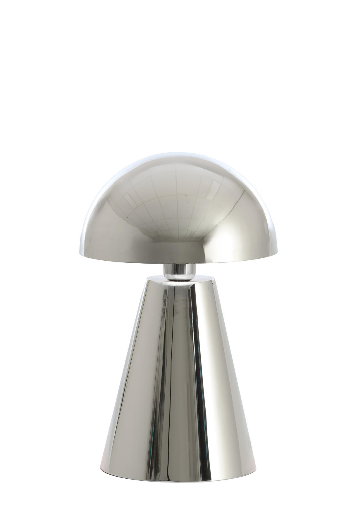 TISCHLAMPE Surrina Silber Ø26/41 cm - Silberfarben, Metall (26/26/41cm) - Light & Living