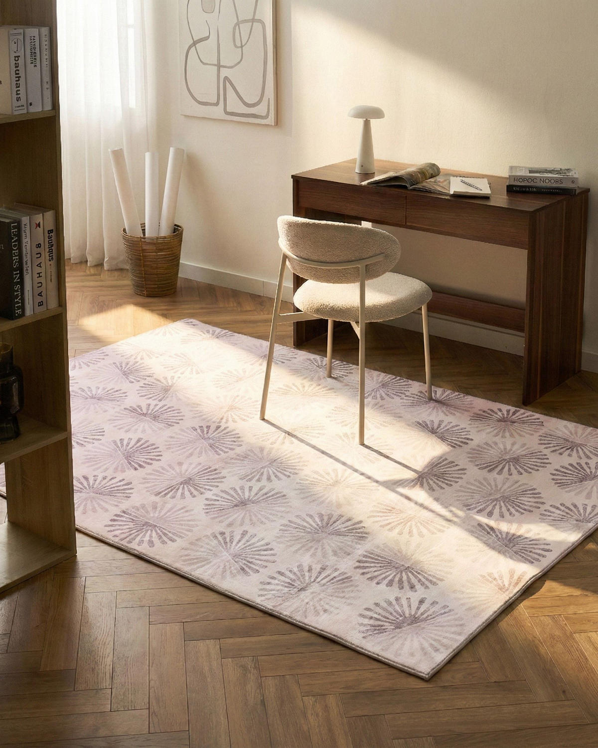 KOBEREC Krémově bílý 160/230 cm Catak - béžová, textil (160/230cm) - Beliani