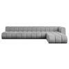 ECKSOFA modulares Sofa Darnel-L3 - 387x177x70 cm Grau - Hellgrau, Holzwerkstoff/Textil (387/177cm) - ALTDECOR