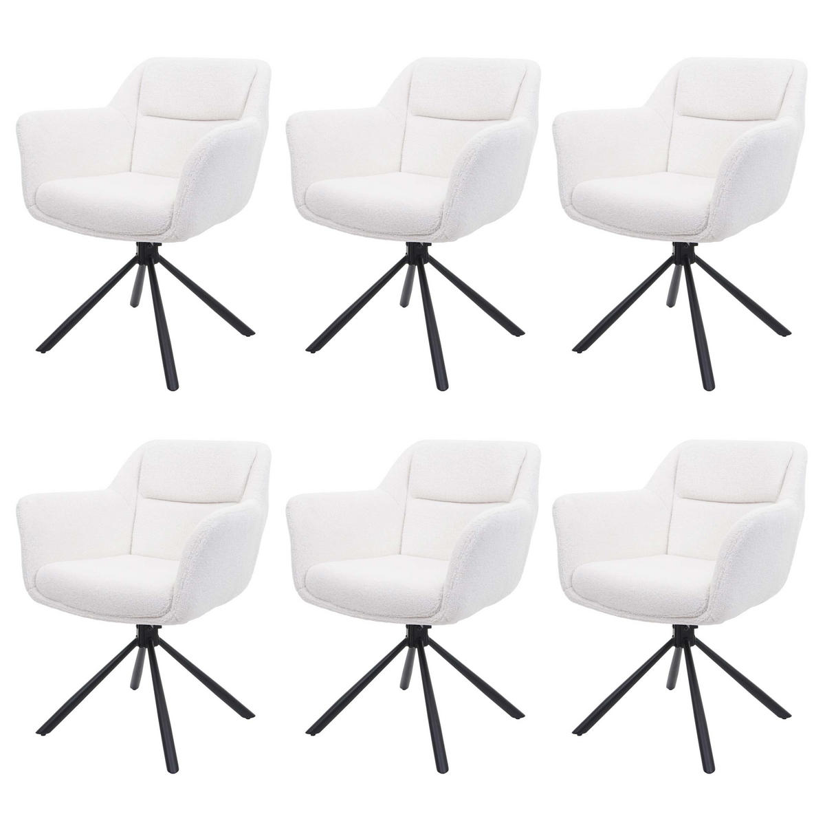 ESSZIMMERSTUHL Weiß - Weiß, Textil (65/83/57cm) - MCW