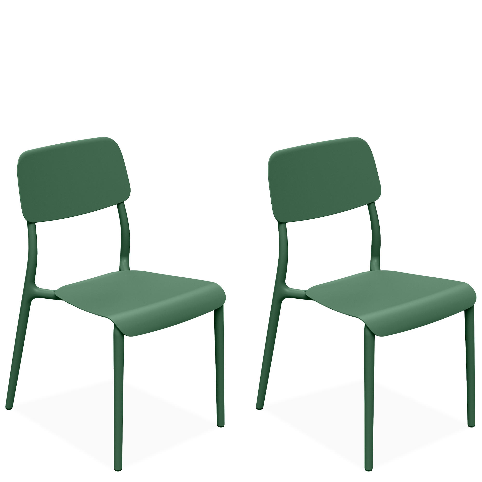 Konsimo® Gartenstuhl Grün 47.5x84x55.5 cm
