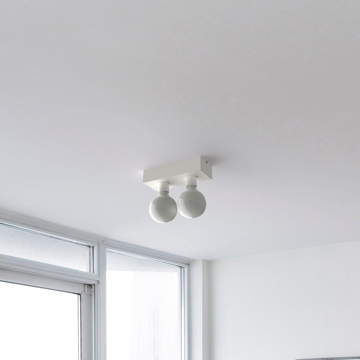 DECKENLEUCHTE - Weiß, Metall (10/20/7.5cm) - Lumicom