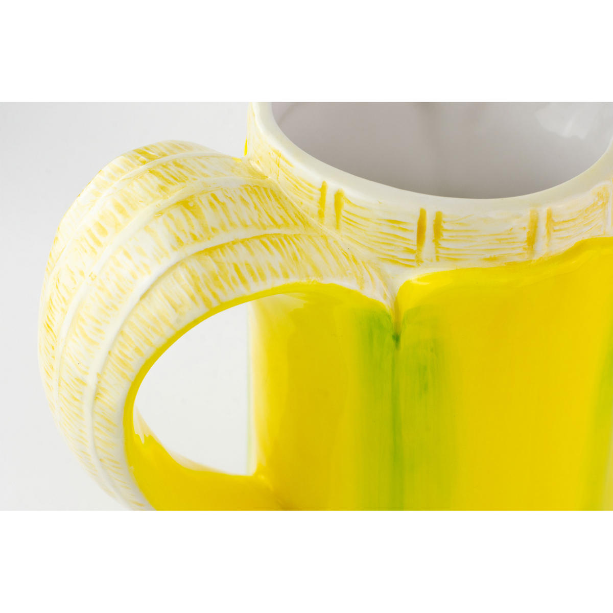 KARAFFE Banana Romance, Krug, Dolomit, Gelb, 23 cm - Gelb, Keramik (1L)