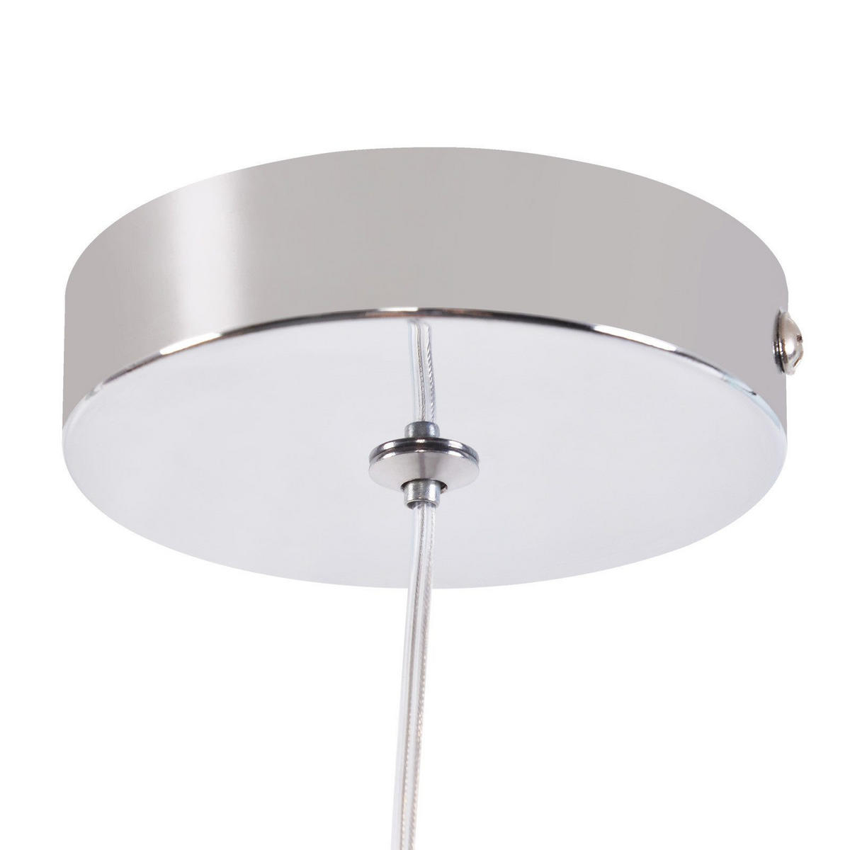 HÄNGELEUCHTE Margie 9/9/140 cm - Silberfarben, Metall (9/9/140cm) - Nettlife