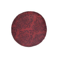 KISSENNHÜLLE Rund Epoche karmin-rot 60 cm Ø - Dunkelrot, Textil (60/60cm) - beties Heimtextil