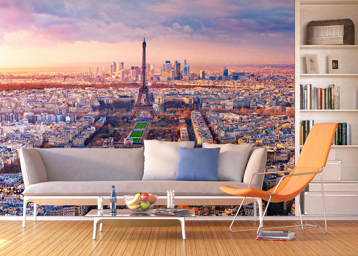 FOTOTAPETE Paris Ansicht 375 x 270 cm - Multicolor, Papier (375/270cm) - Sanders & Sanders