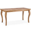 ESSTISCH CABIO ausziehbar bis 190cm, Eiche hell - Hellbraun/Eichefarben, Holz (150/77/80cm) - KONSIMO®