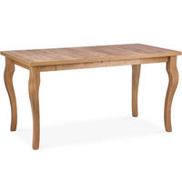 ESSTISCH CABIO ausziehbar bis 190cm, Eiche hell - Hellbraun/Eichefarben, Holz (150/77/80cm) - KONSIMO®