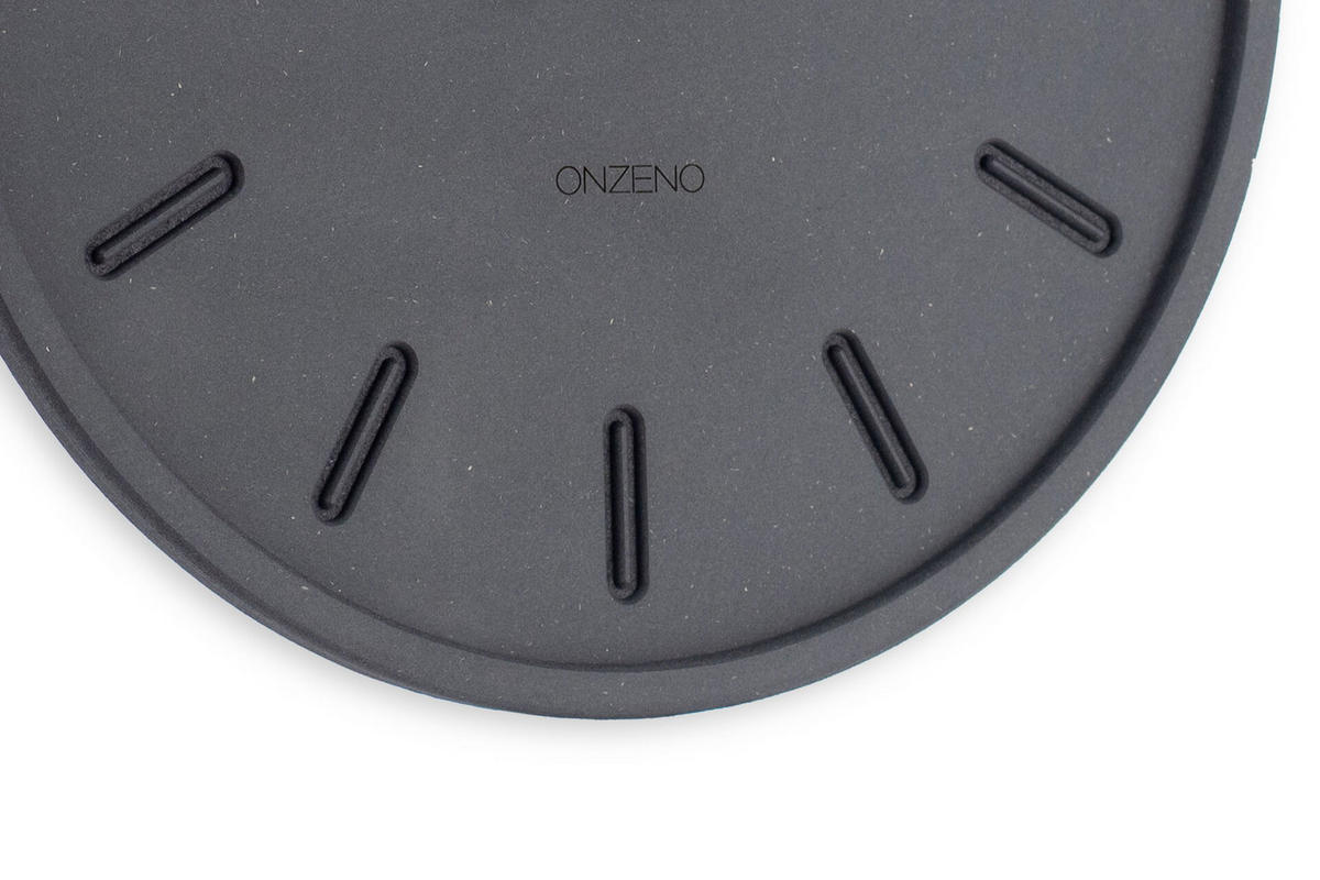 WANDUHR Design Schwarz 29/29 cm - Schwarz, Holzwerkstoff (0.44/29/1cm) - ONZENO
