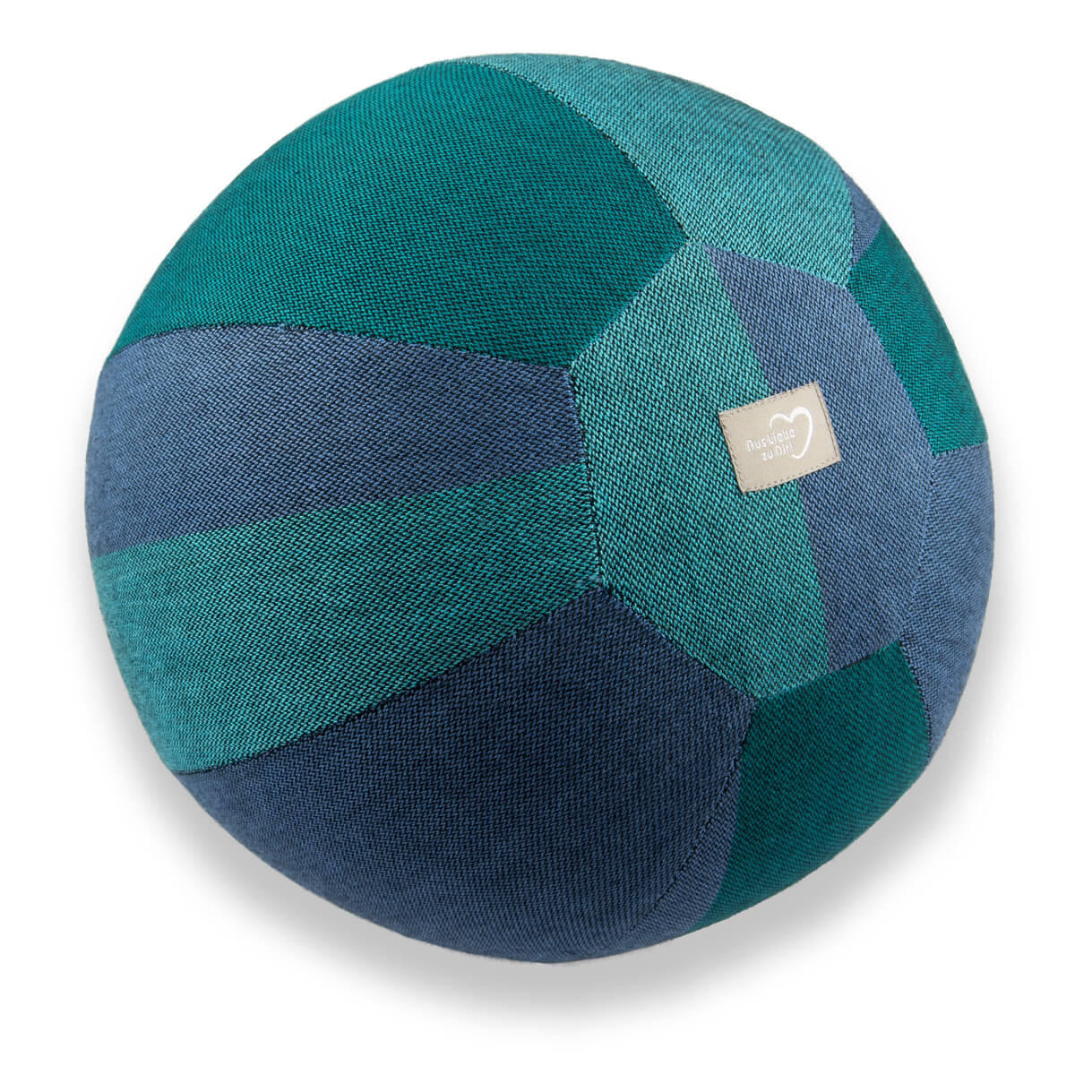 KINDERBALL Luftballon-Hülle - Türkis/Blau, Textil (25/25/25cm) - Hoppediz
