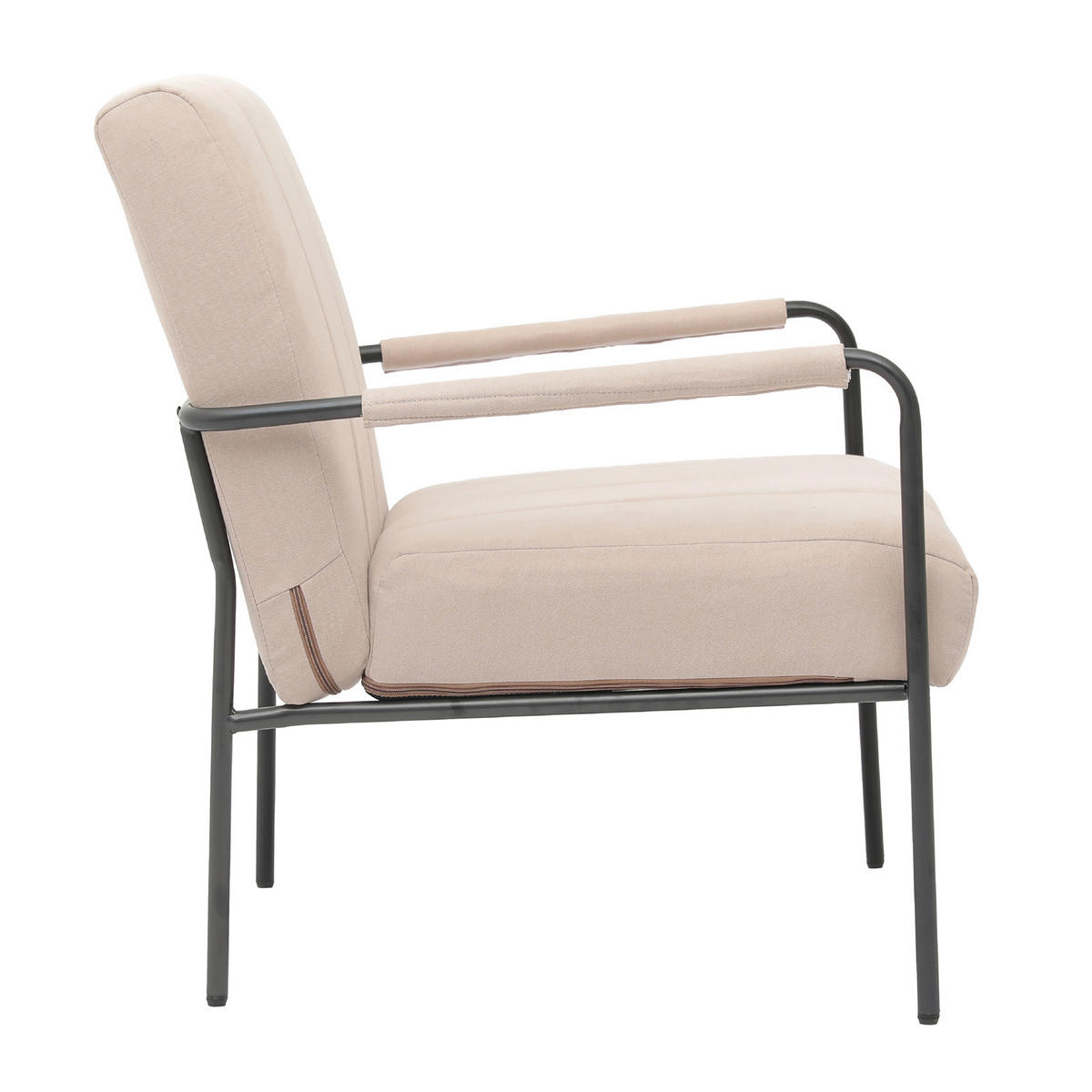 LOUNGESESSEL KYLE - Beige, Textil (70/80/75cm) - SVITA