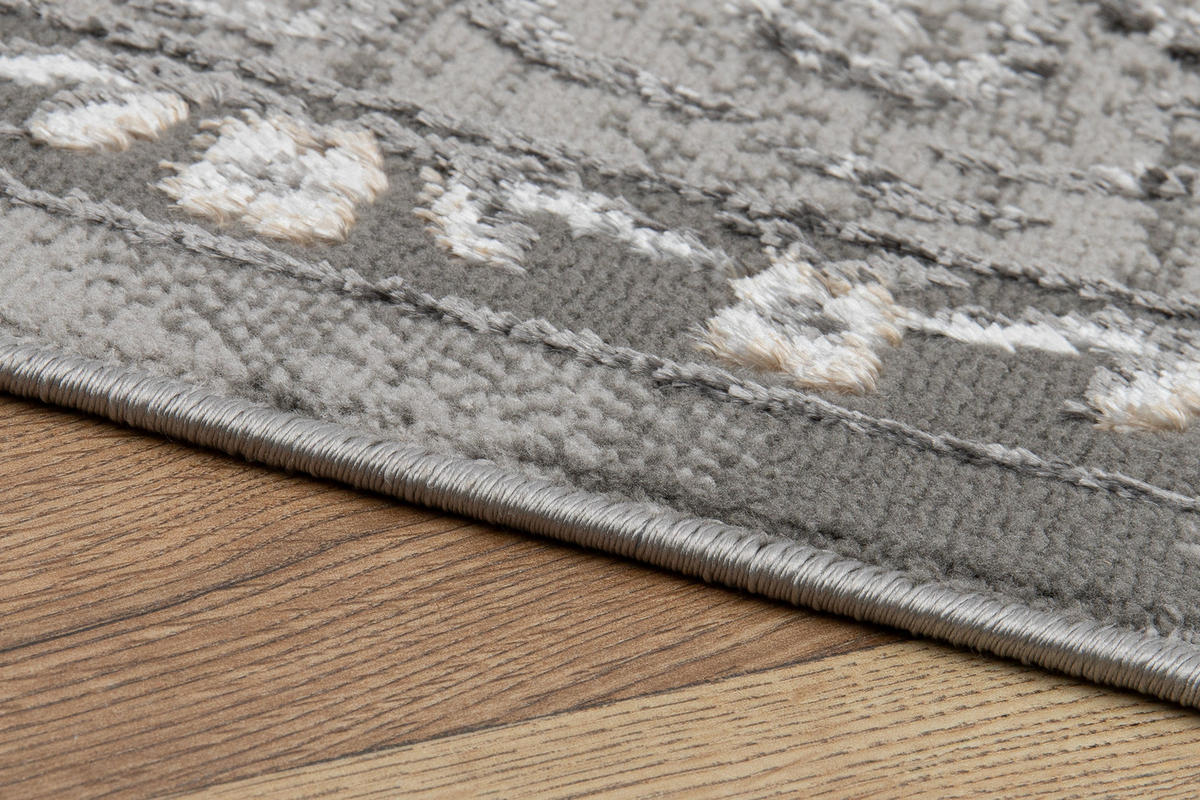 TEPPICH ARES Grau 120/170 cm - Grau, Kunststoff (120/170cm) - Tapiso