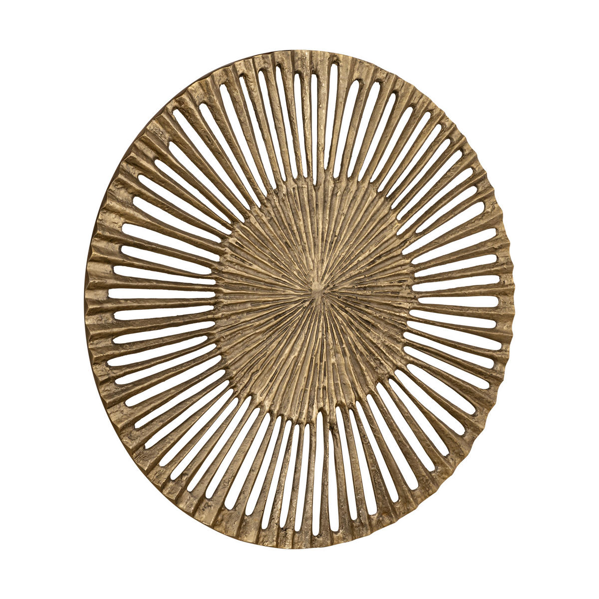 WANDPANEEL Marjun Gold 90/90/1cm - Goldfarben, Metall (90/1/90cm) - PTMD Collection