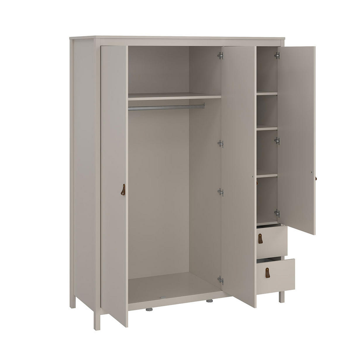 KLEIDERSCHRANK, Madrid, Kaschmir, Holzwerkstoff, 150 x 59 x 199 cm - Kaschmir, Holzwerkstoff (150/199/59cm) - ebuy24