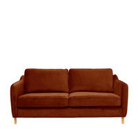 BETTSOFA - Rost - Rostfarben, Textil (182/85/97cm) - Drawer