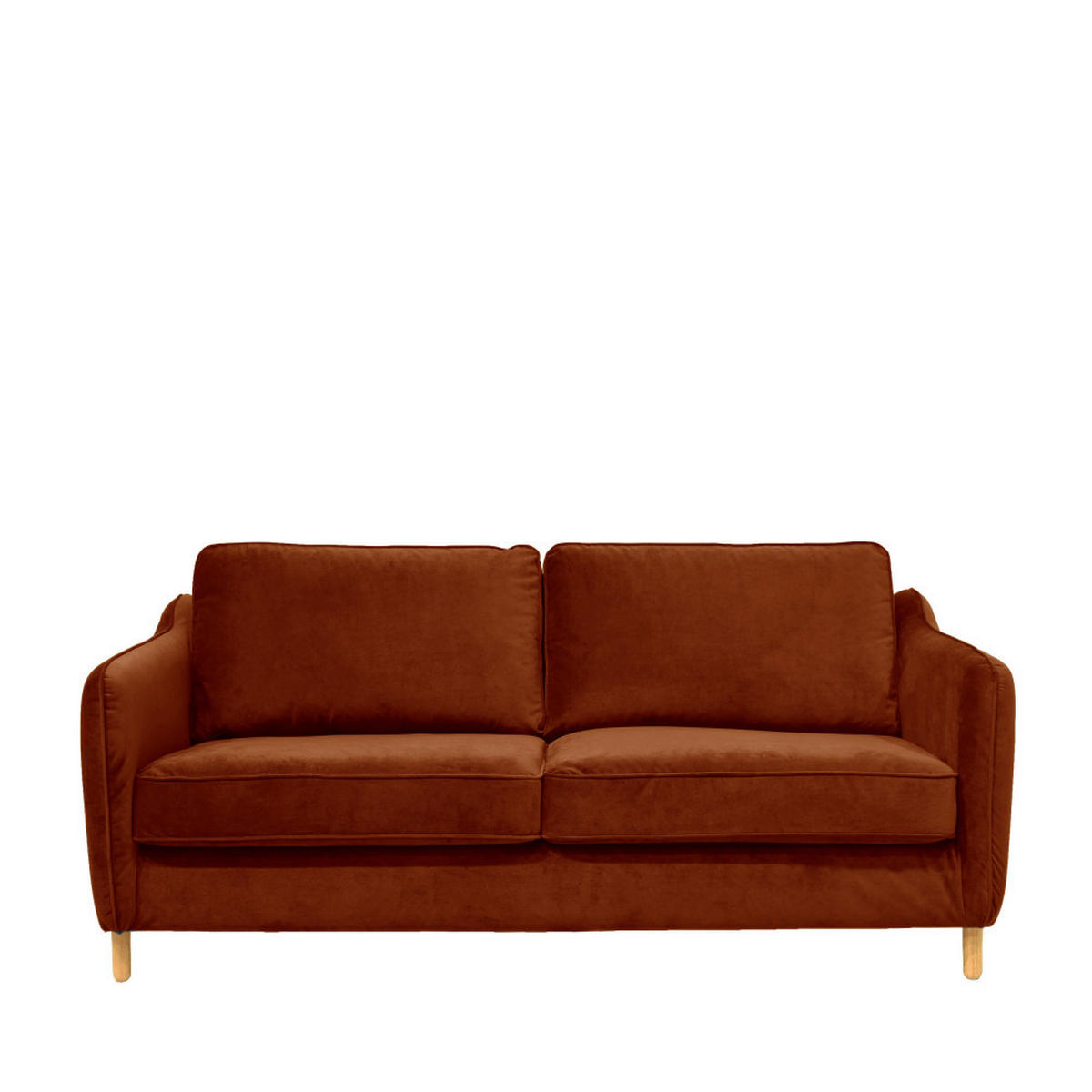 BETTSOFA - Rost - Rostfarben, Textil (182/85/97cm) - Drawer