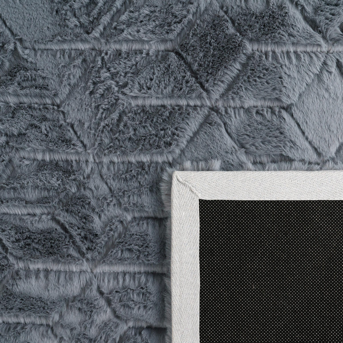 HOCHFLORTEPPICH 200/280 cm Arnheim 745 - Anthrazit, Textil (200/280cm) - Paco Home