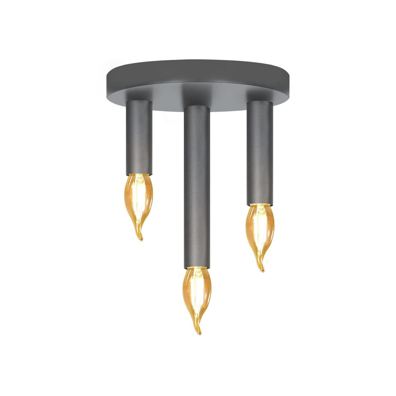 DECKENSTRAHLER Scheinwald 15/14.5/15 cm - Weiß, Metall (15/15/14.5cm) - ZMH