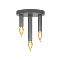 DECKENSTRAHLER Scheinwald 15/14.5/15 cm - Weiß, Metall (15/15/14.5cm) - ZMH