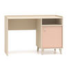 SCHREIBTISCH Mevel Wüstensand / Millennial Pink 120 / 58 / 80cm - Pink/Braun, Holz/Holzwerkstoff (58/120/80cm) - Feldmann-Wohnen