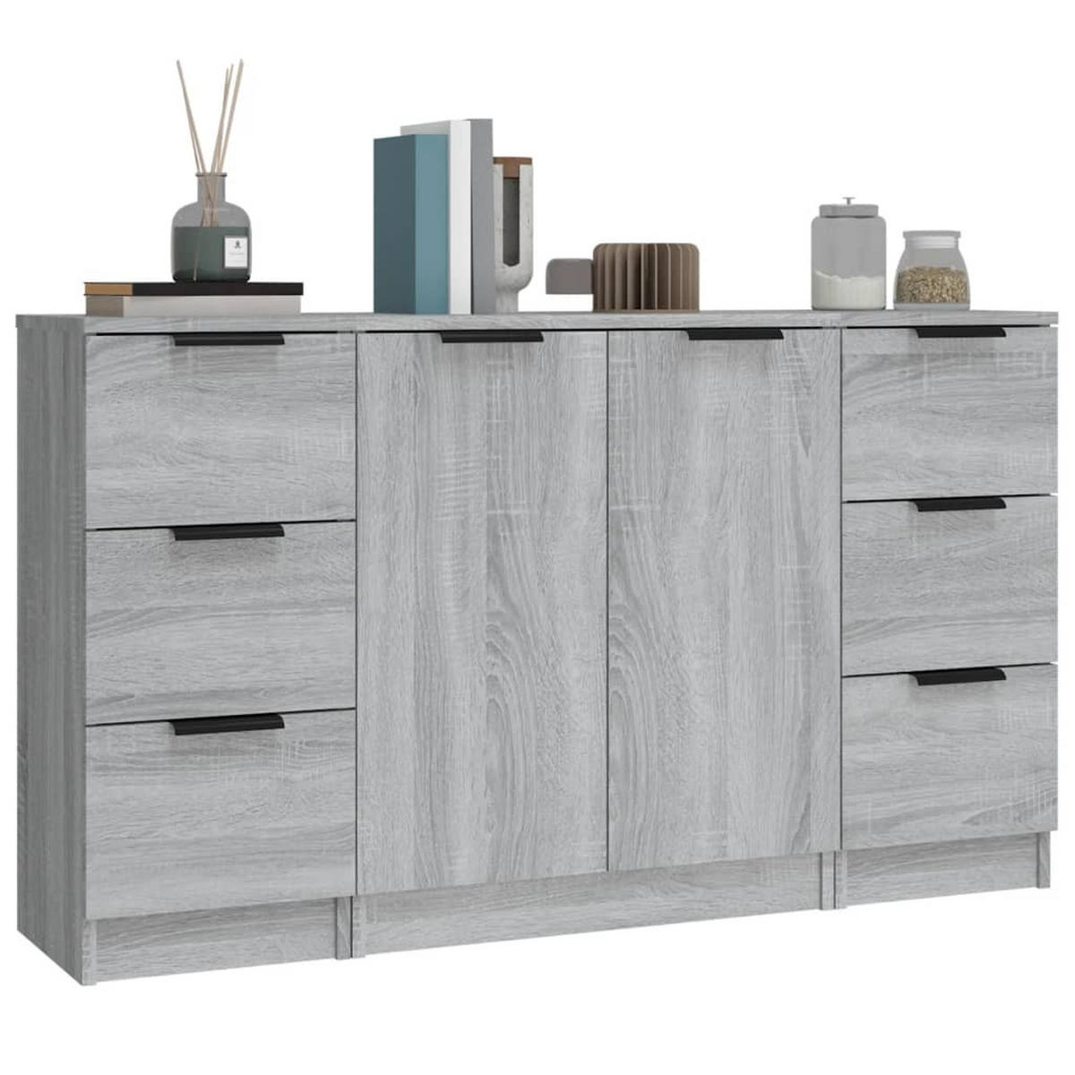 SIDEBOARD Hale 120/30/70 cm - Grau, Holzwerkstoff (120/70/30cm) - Nettlife