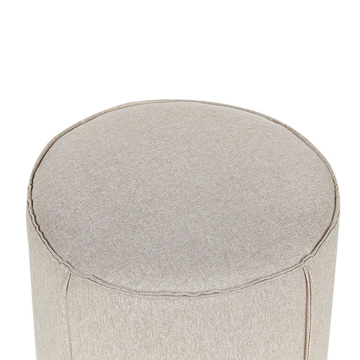 POUF Beige Sedona - Beige, Textil (40/43/40cm) - Beliani