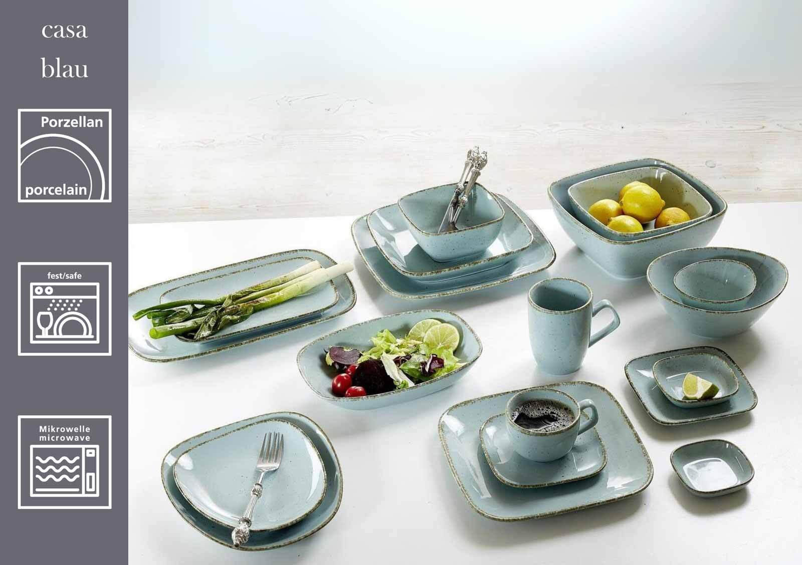 SERVIERSCHALEN Casa Blau 16,5 x 19 cm 3er Set - Blau, Keramik (19/8/16.5cm) - Ritzenhoff Breker