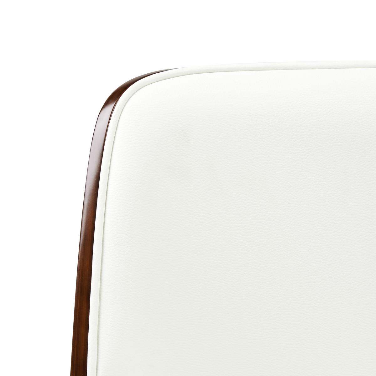 SCHREIBTISCHSTUHL Weiß Totowa - Weiß, Kunststoff (54/77/39cm) - Beliani