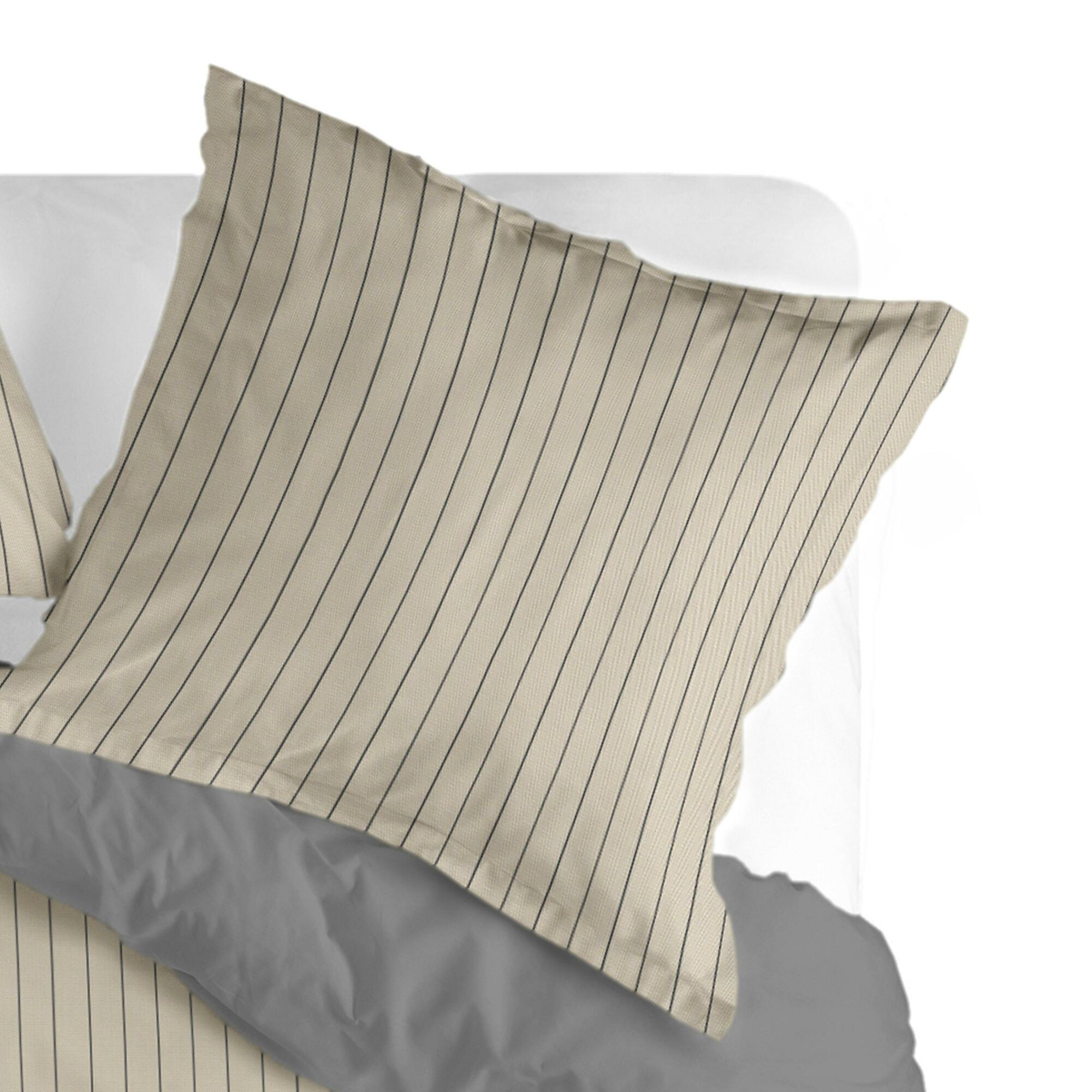 Thumbnail - Happy Friday Kissenbezug, Beige, Textil, Grafikmuster, Rechteckig, 50x75 cm, Oeko-Tex®, Schlaftextilien, Bettwäsche